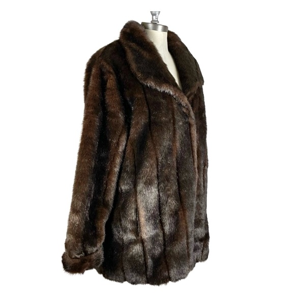 Fabulous Furs Vintage Faux Mink Sable Fur Coat - Picture 4 of 15